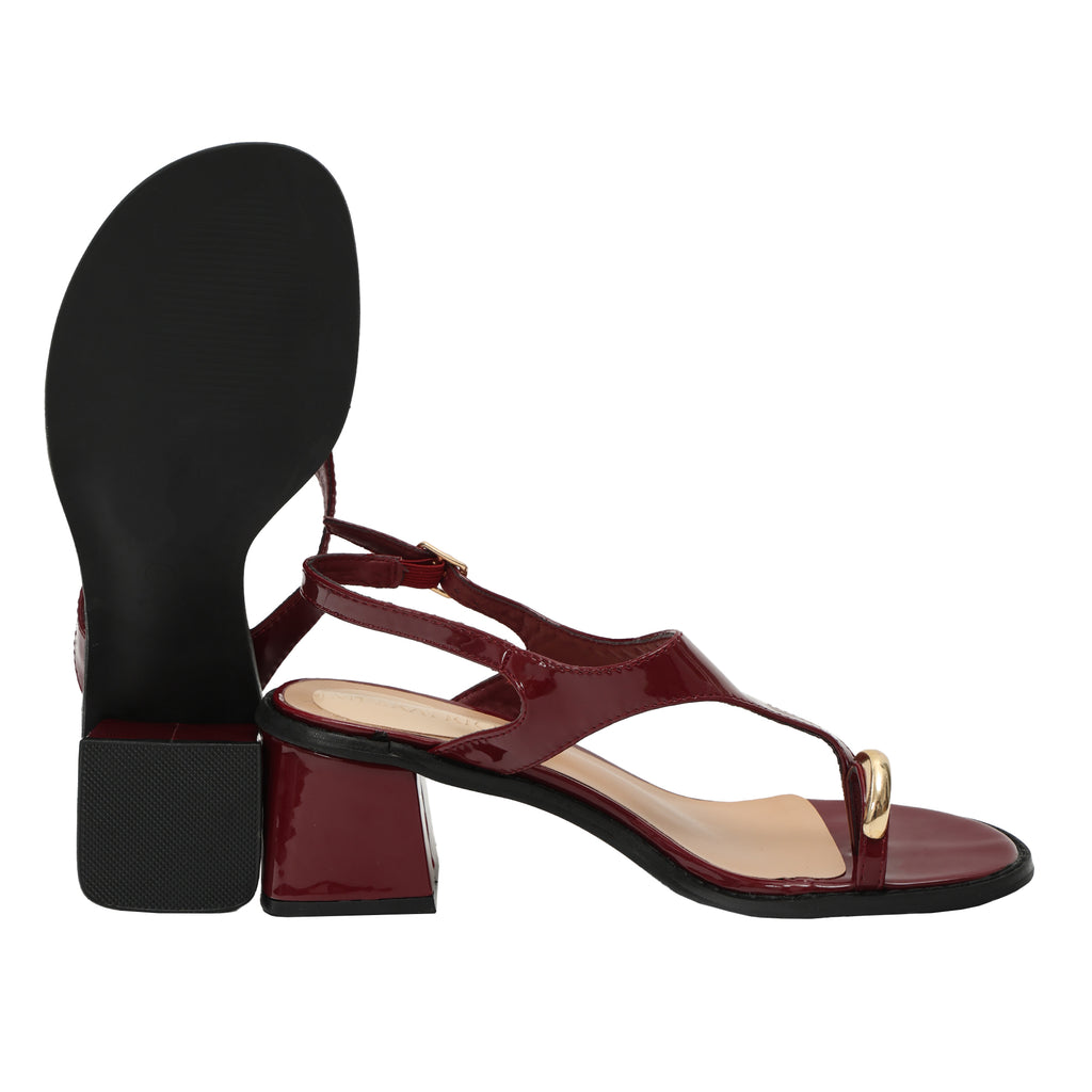 Sandali infradito con accessorio - tacco 6,5 cm -Art.OK127