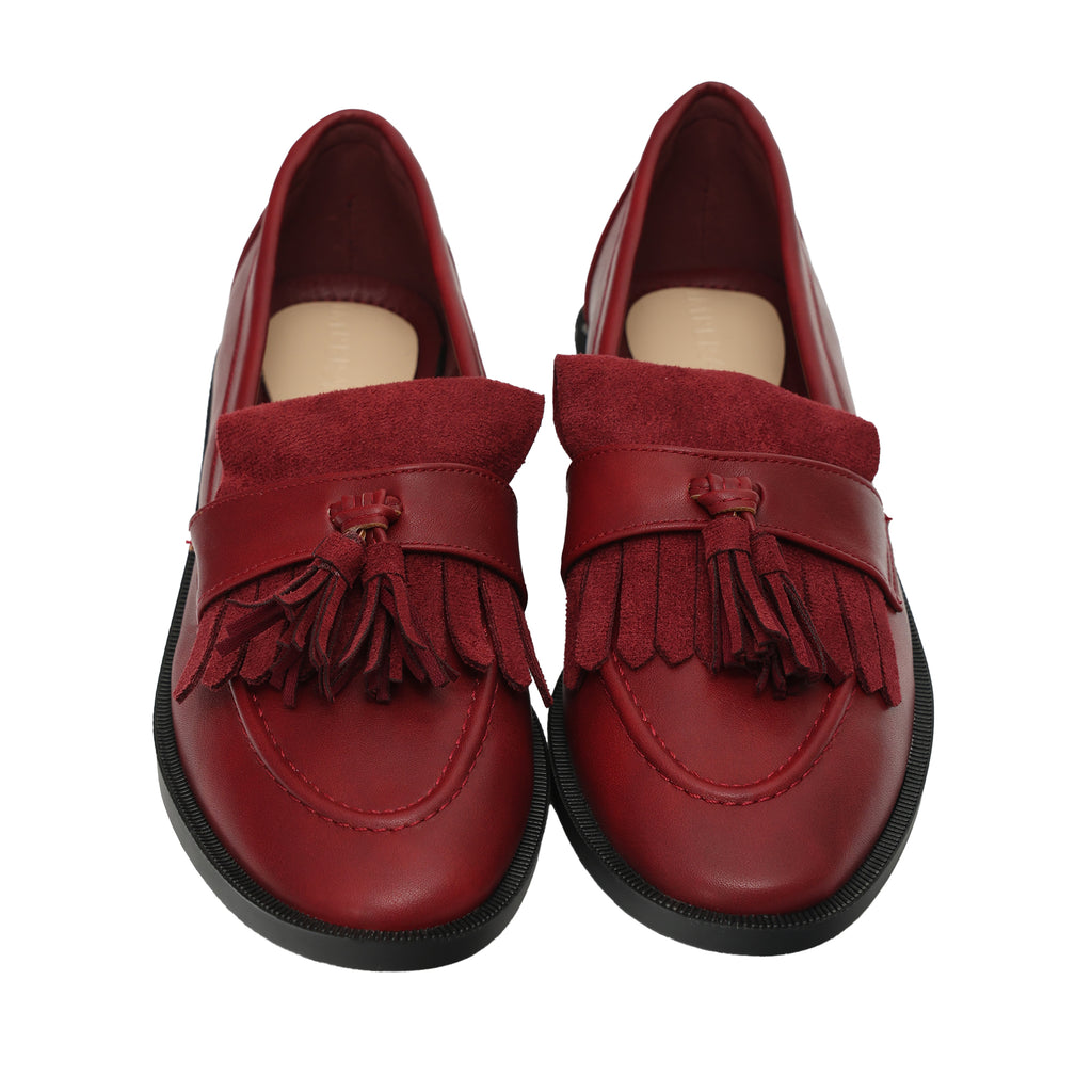 Mocassino con frange - tacco 2,5 cm -Art.DF250