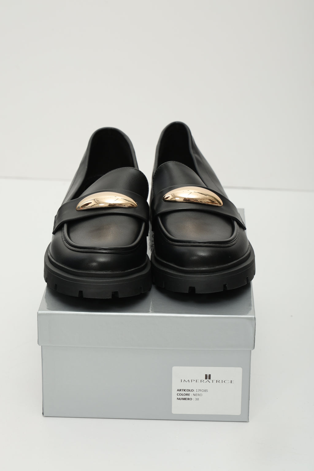 Mocassini con accessorio - tacco 4,0 cm -Art.17FO85