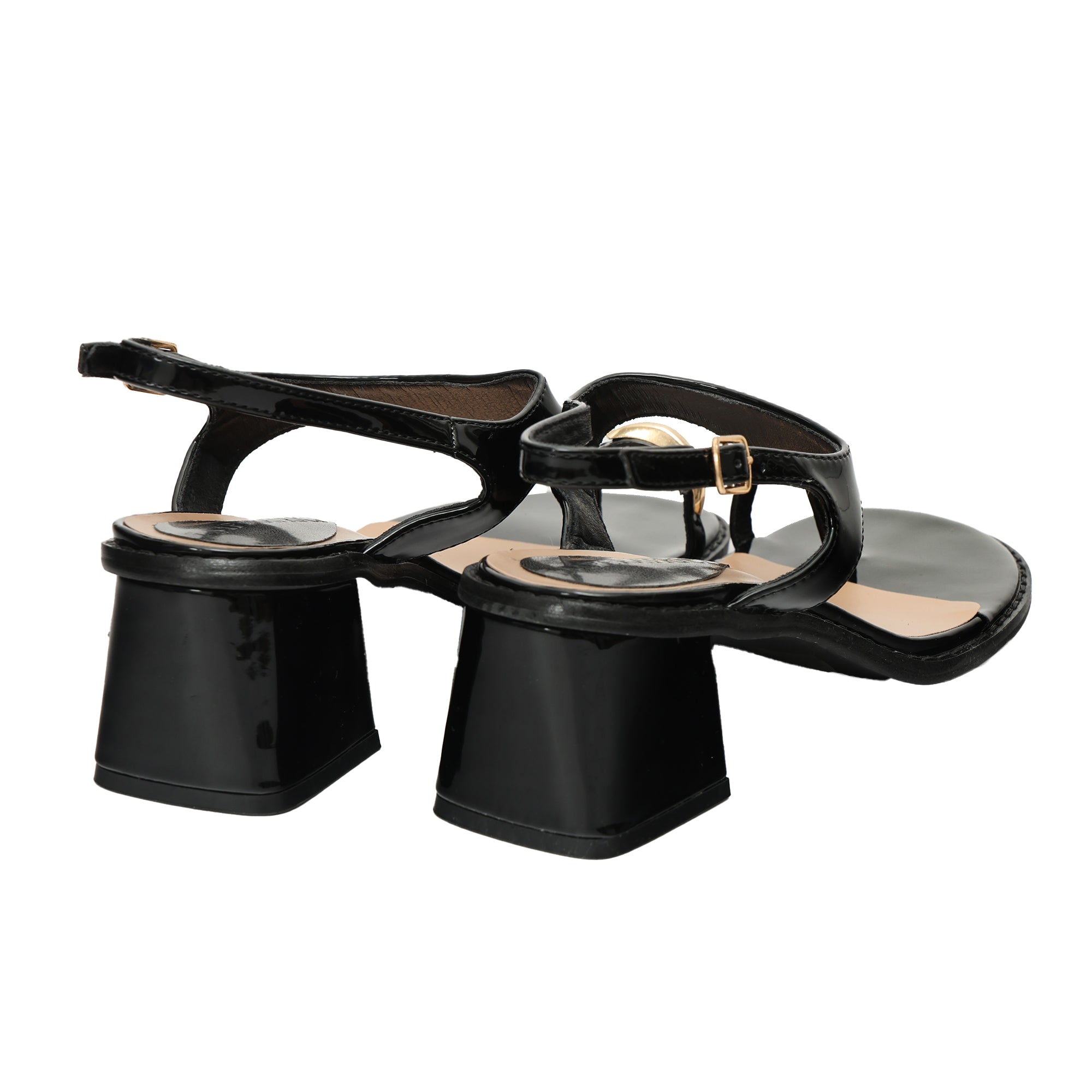 Sandali infradito con accessorio - tacco 6,5 cm -Art.OK127