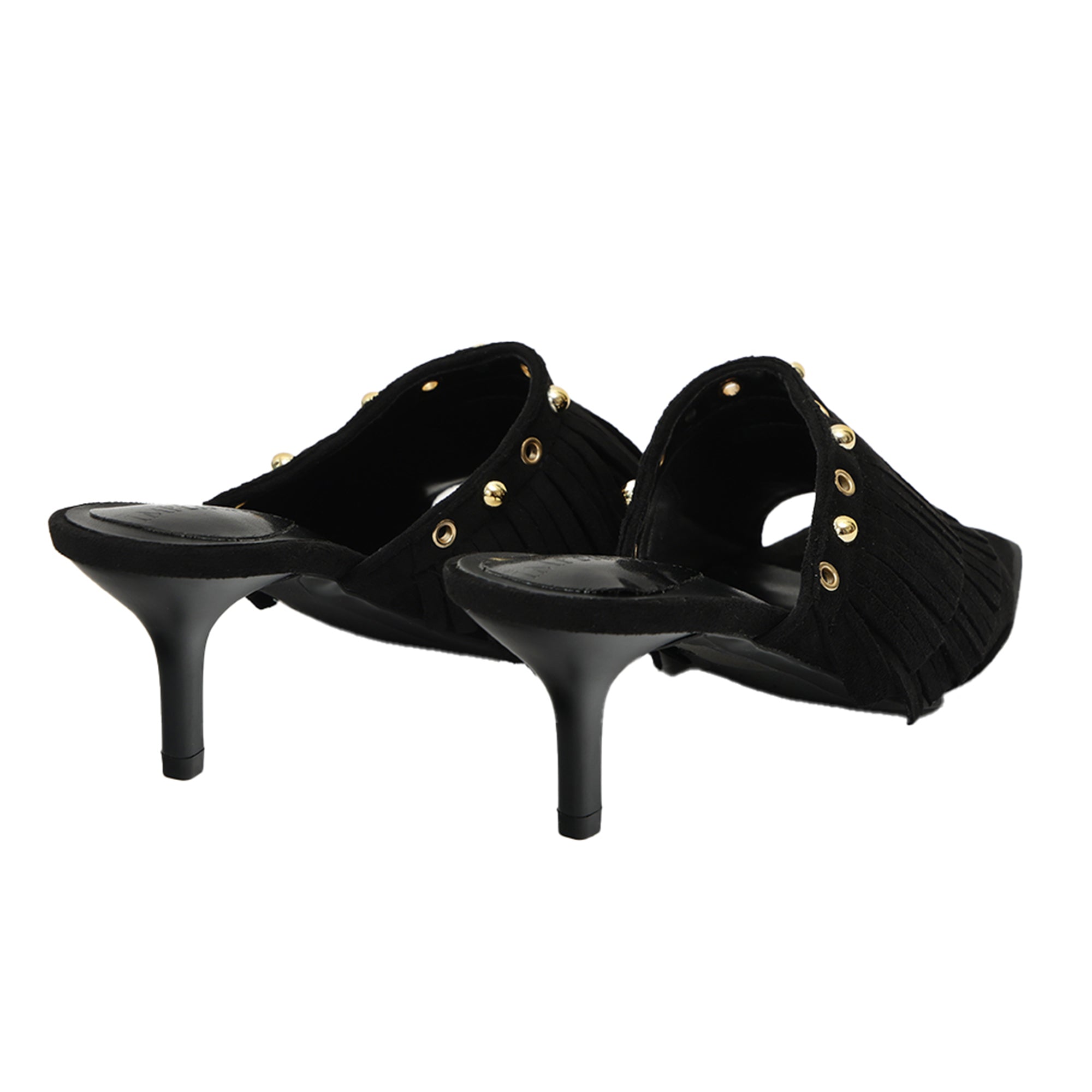 Sandali frange  - tacco 7,0 cm -Art.CL527