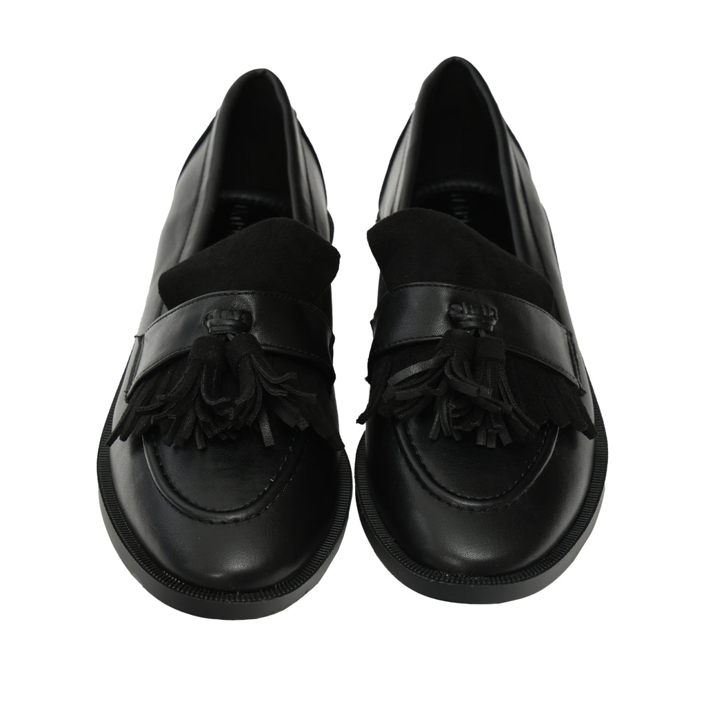 Mocassino con frange - tacco 2,5 cm -Art.DF250