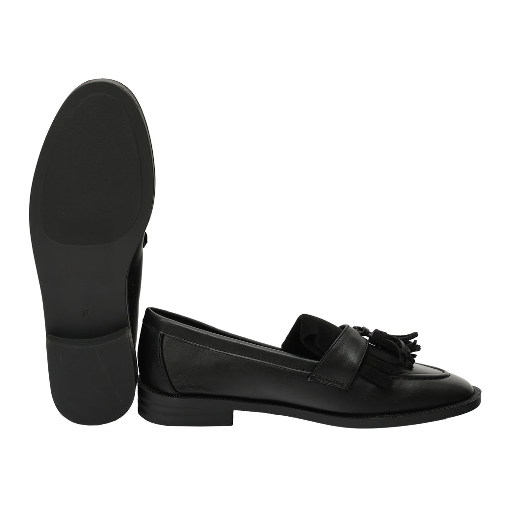 Mocassino con frange - tacco 2,5 cm -Art.DF250