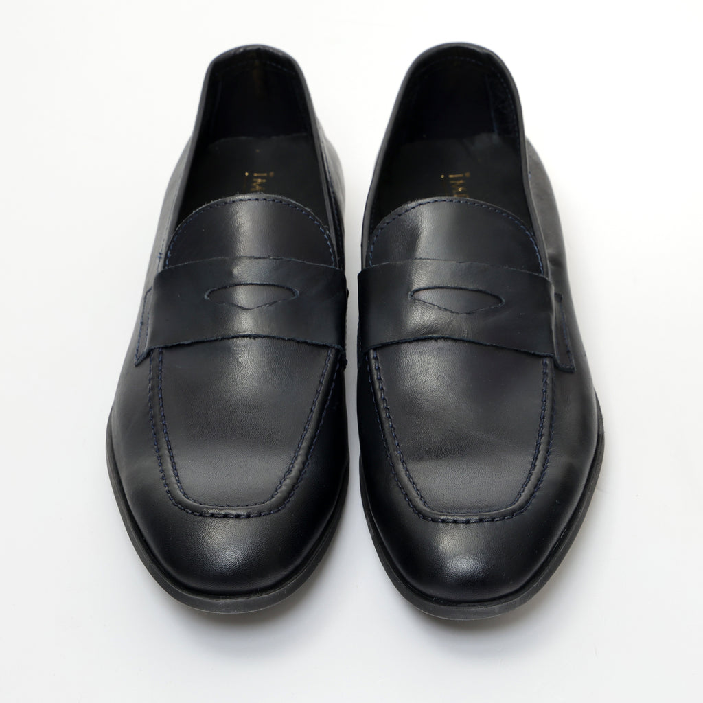 Mocassino con benda in morbidissima pelle crust -Art.75BENDINAFDOGOMMACRUST