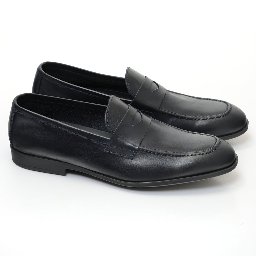 Mocassino con benda in morbidissima pelle crust -Art.75BENDINAFDOGOMMACRUST