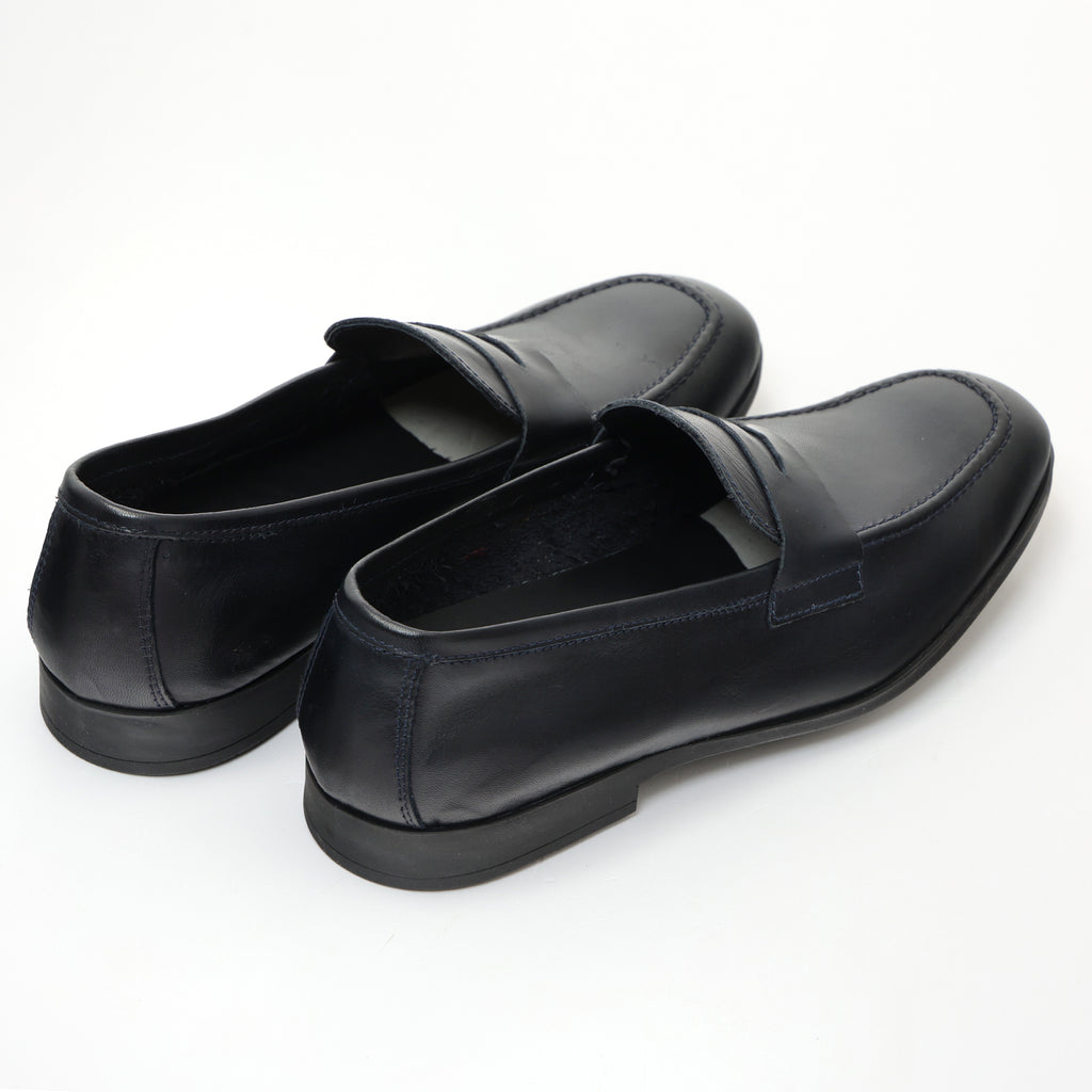 Mocassino con benda in morbidissima pelle crust -Art.75BENDINAFDOGOMMACRUST