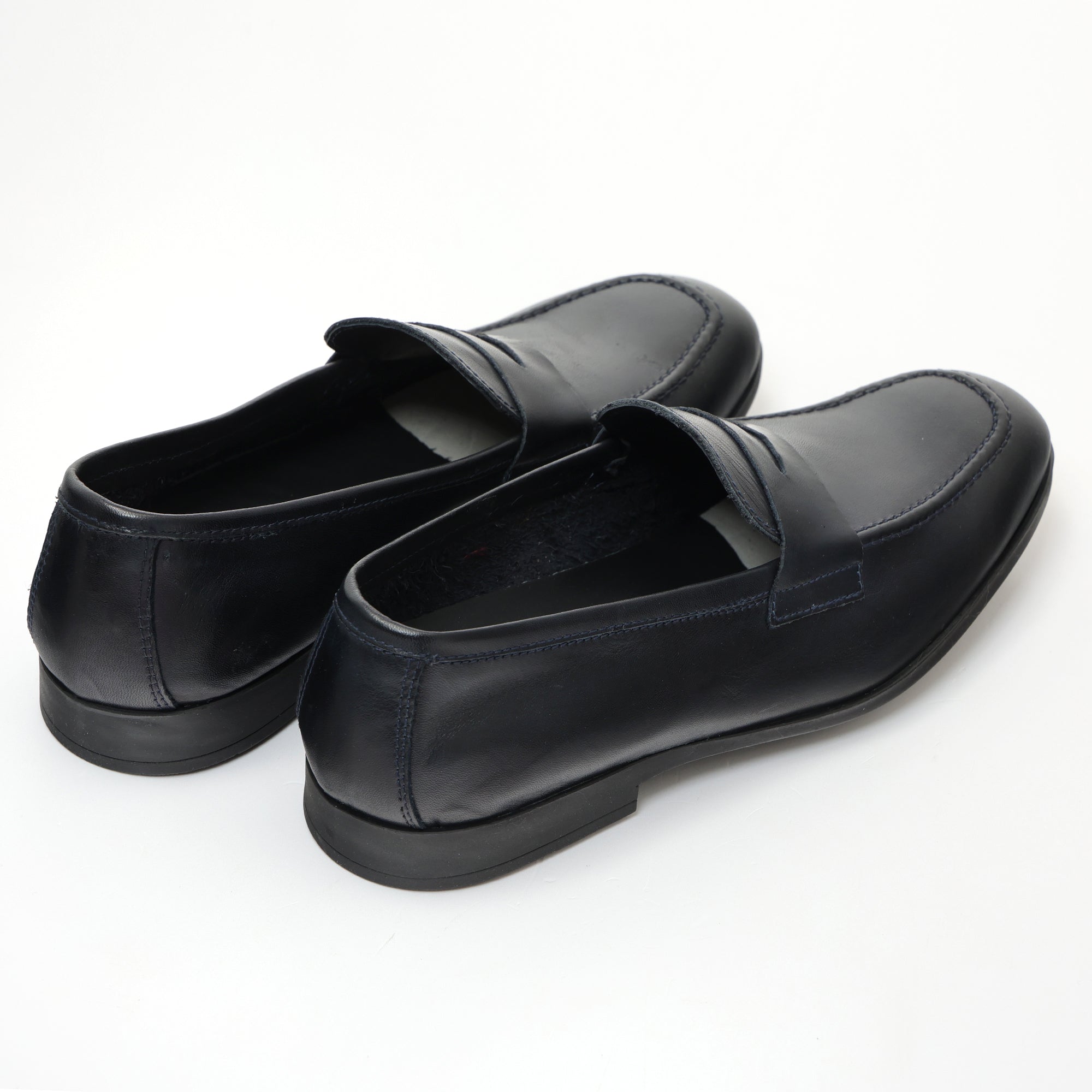Mocassino con benda in morbidissima pelle crust -Art.75BENDINAFDOGOMMACRUST