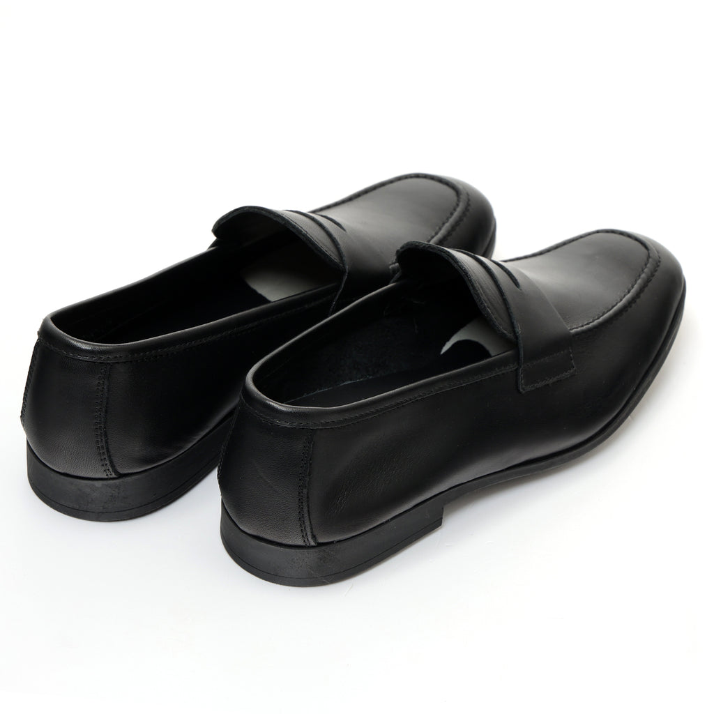 Mocassino con benda in morbidissima pelle crust -Art.75BENDINAFDOGOMMACRUST