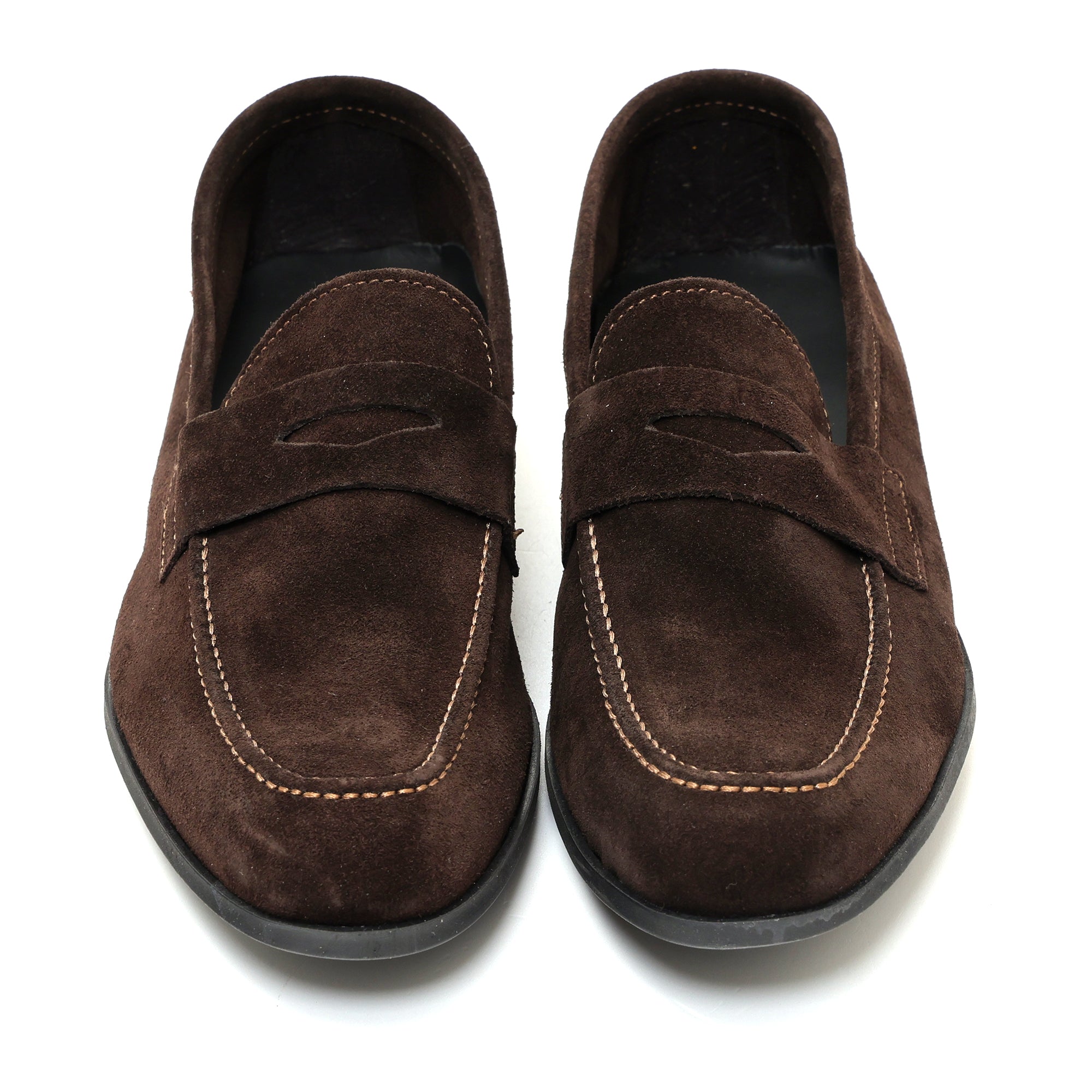 Mocassino con benda in morbidissima pelle scamosciata -Art.75BENDAFDOFOMMACAMOSCIO