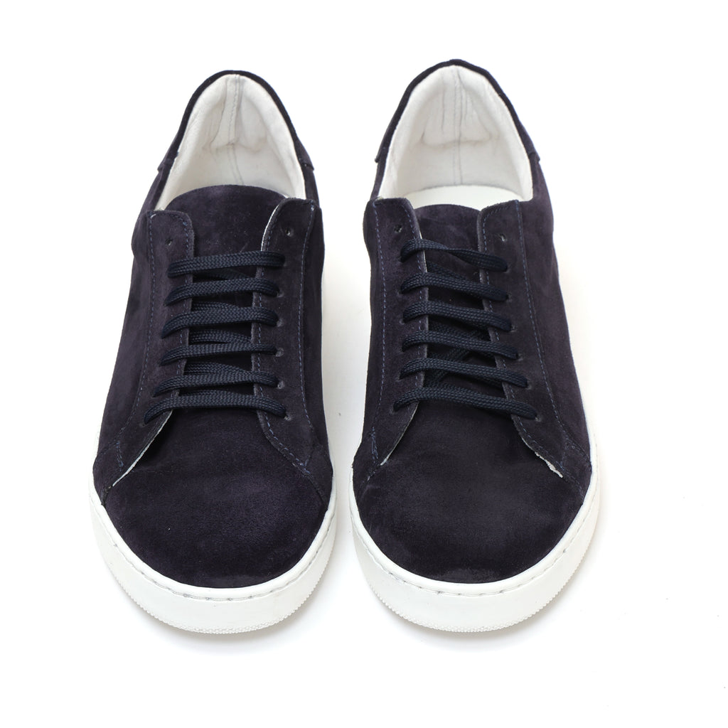 Sneakers stringate in camoscio-Art.F18FDOGOMMACAMOSCIO