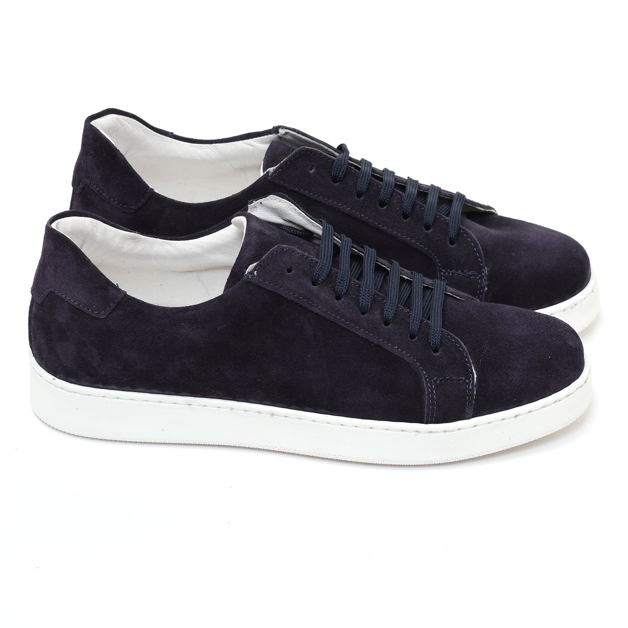 Sneakers stringate in camoscio-Art.F18FDOGOMMACAMOSCIO