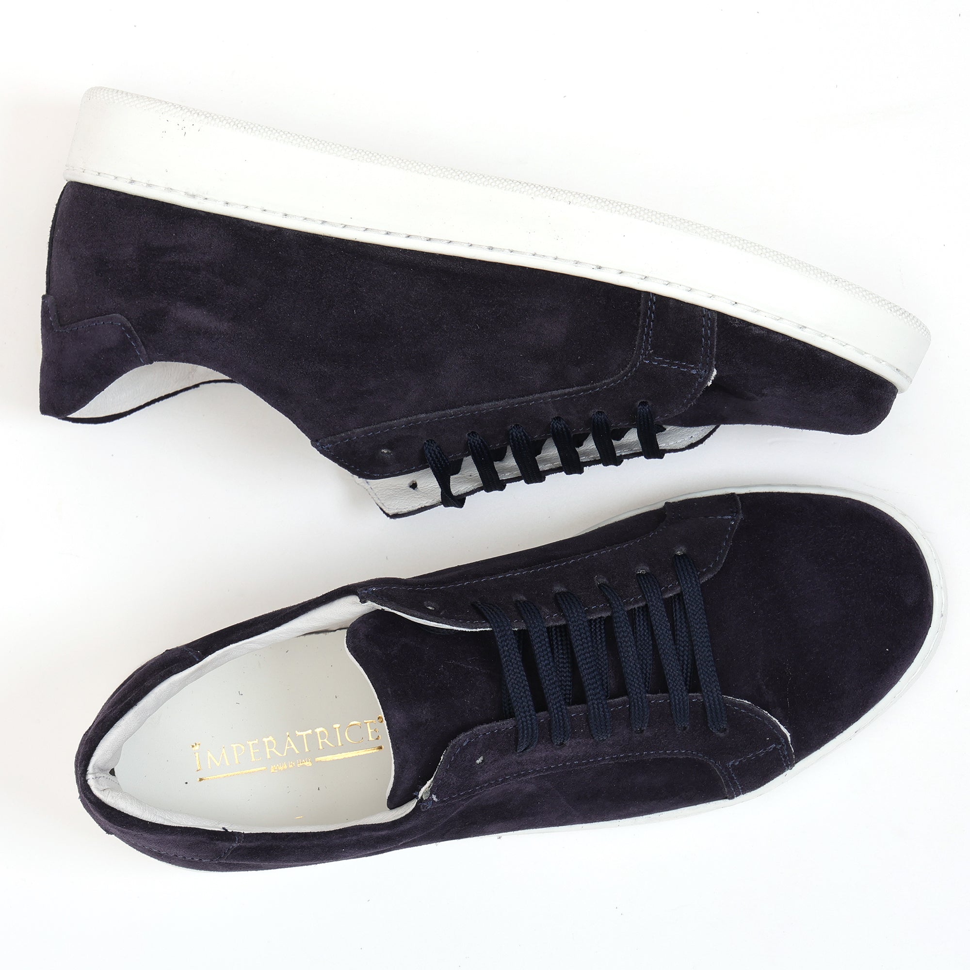Sneakers stringate in camoscio-Art.F18FDOGOMMACAMOSCIO