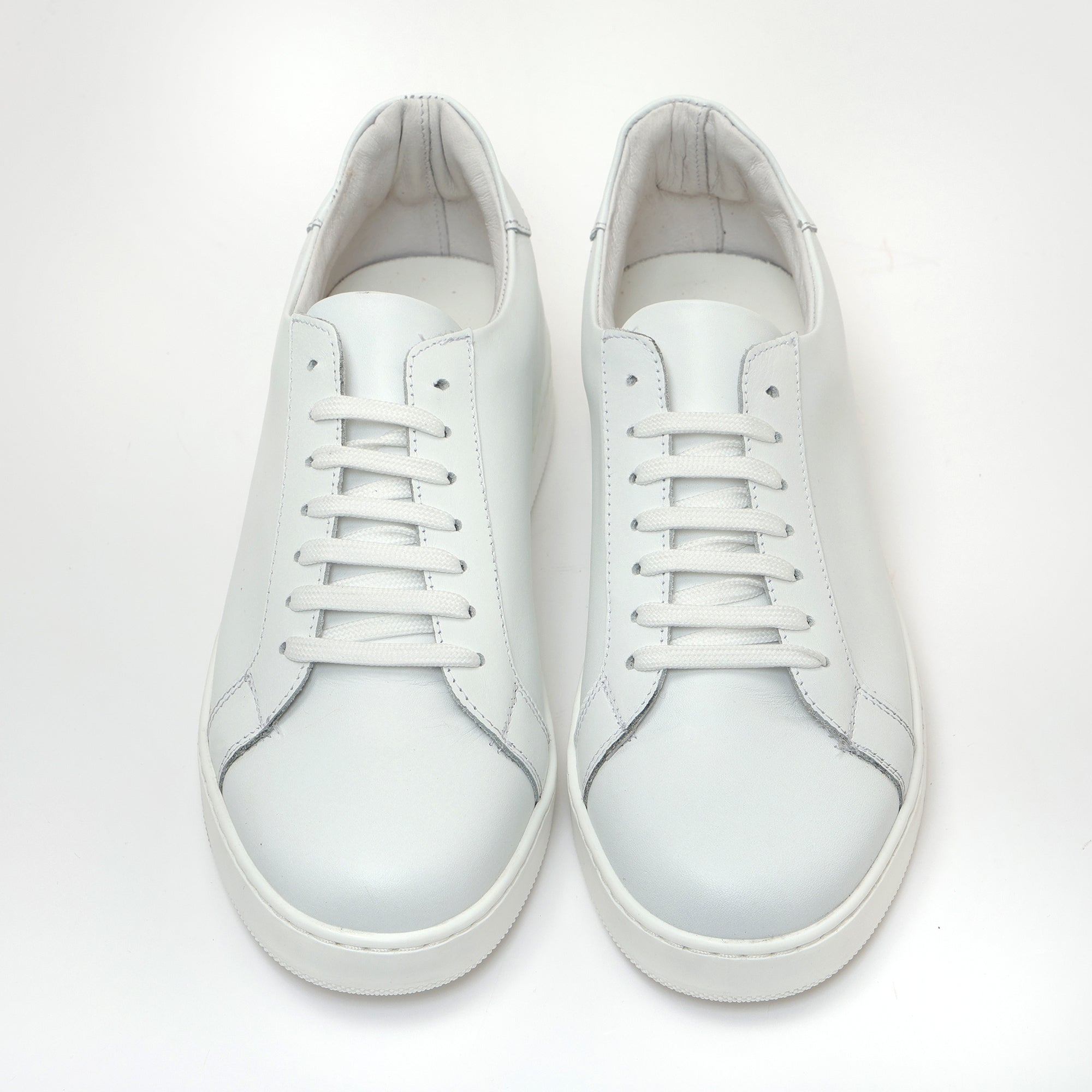 Sneakers stringate in pelle di vitello-Art.F18FDOGOMMAVITELLO