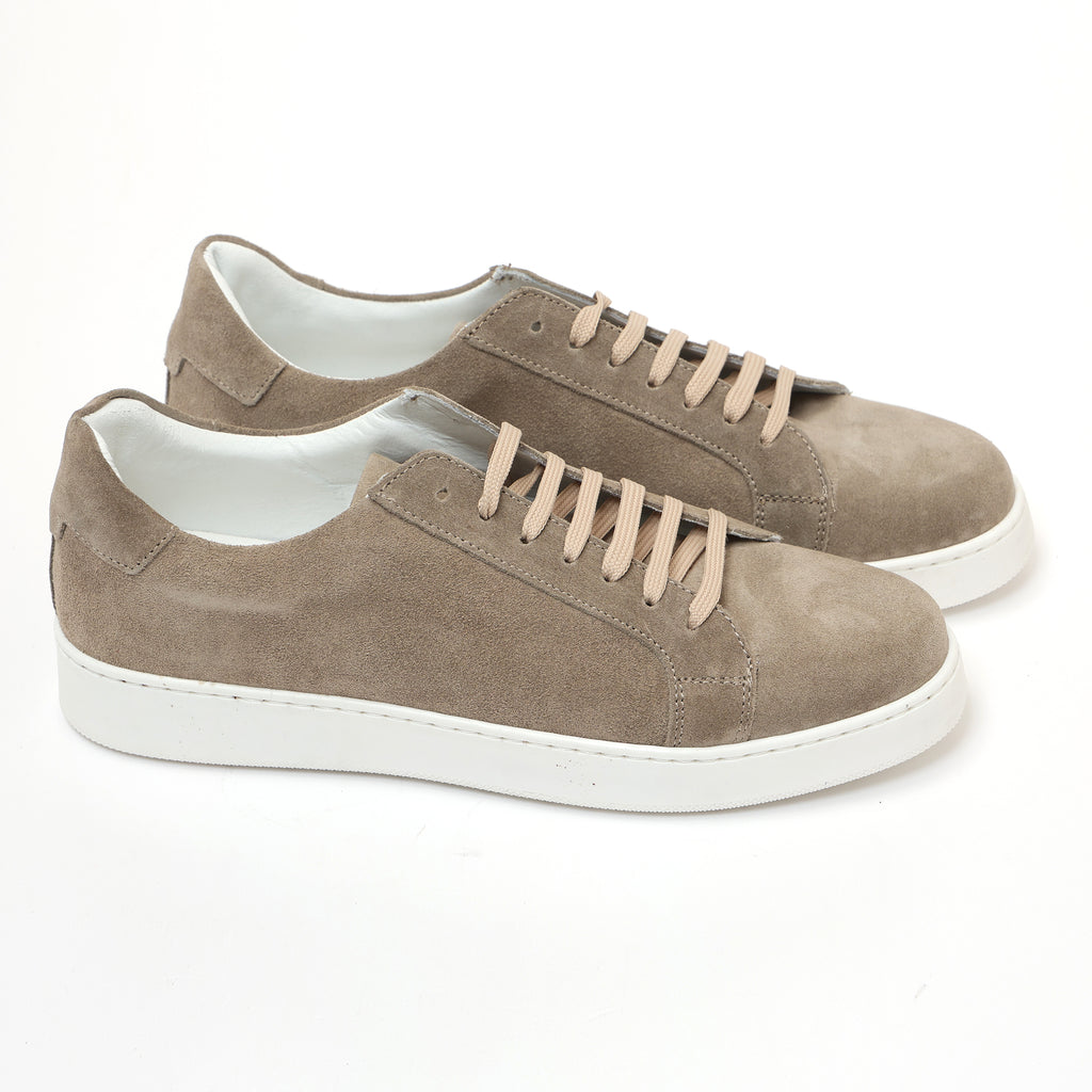 Sneakers stringate in camoscio-Art.F18FDOGOMMACAMOSCIO