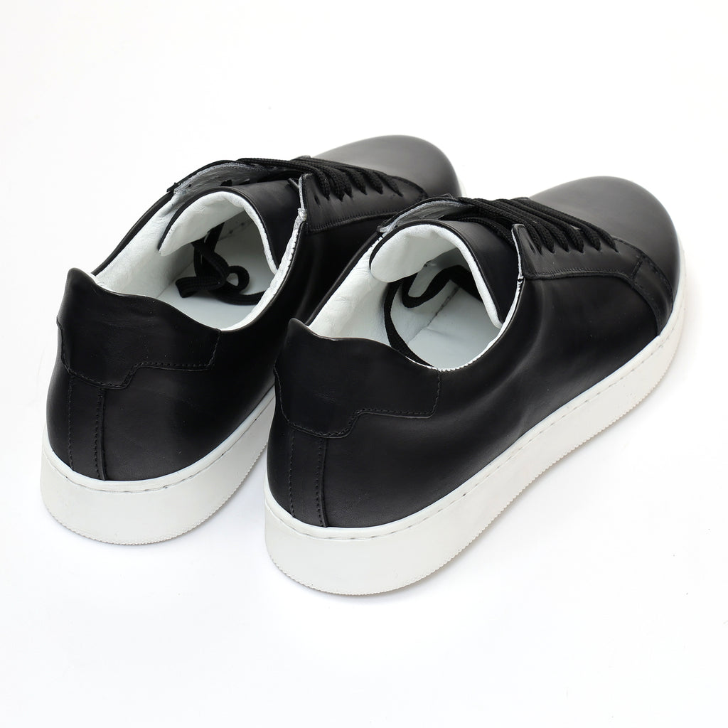Sneakers stringate in pelle di vitello-Art.F18FDOGOMMAVITELLO