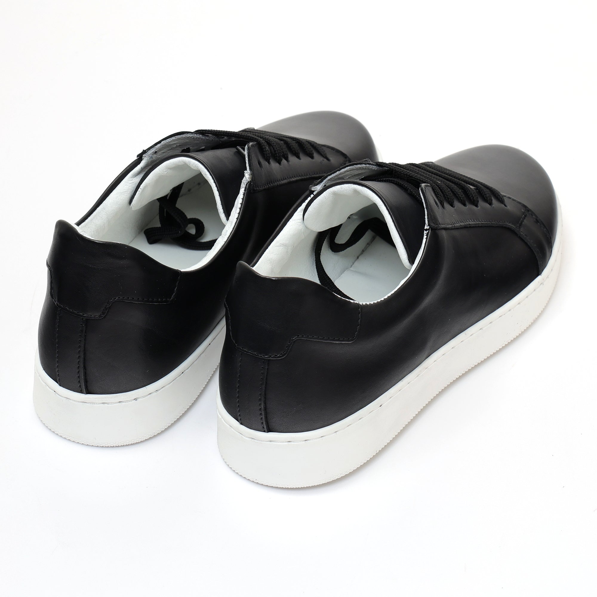 Sneakers stringate in pelle di vitello-Art.F18FDOGOMMAVITELLO
