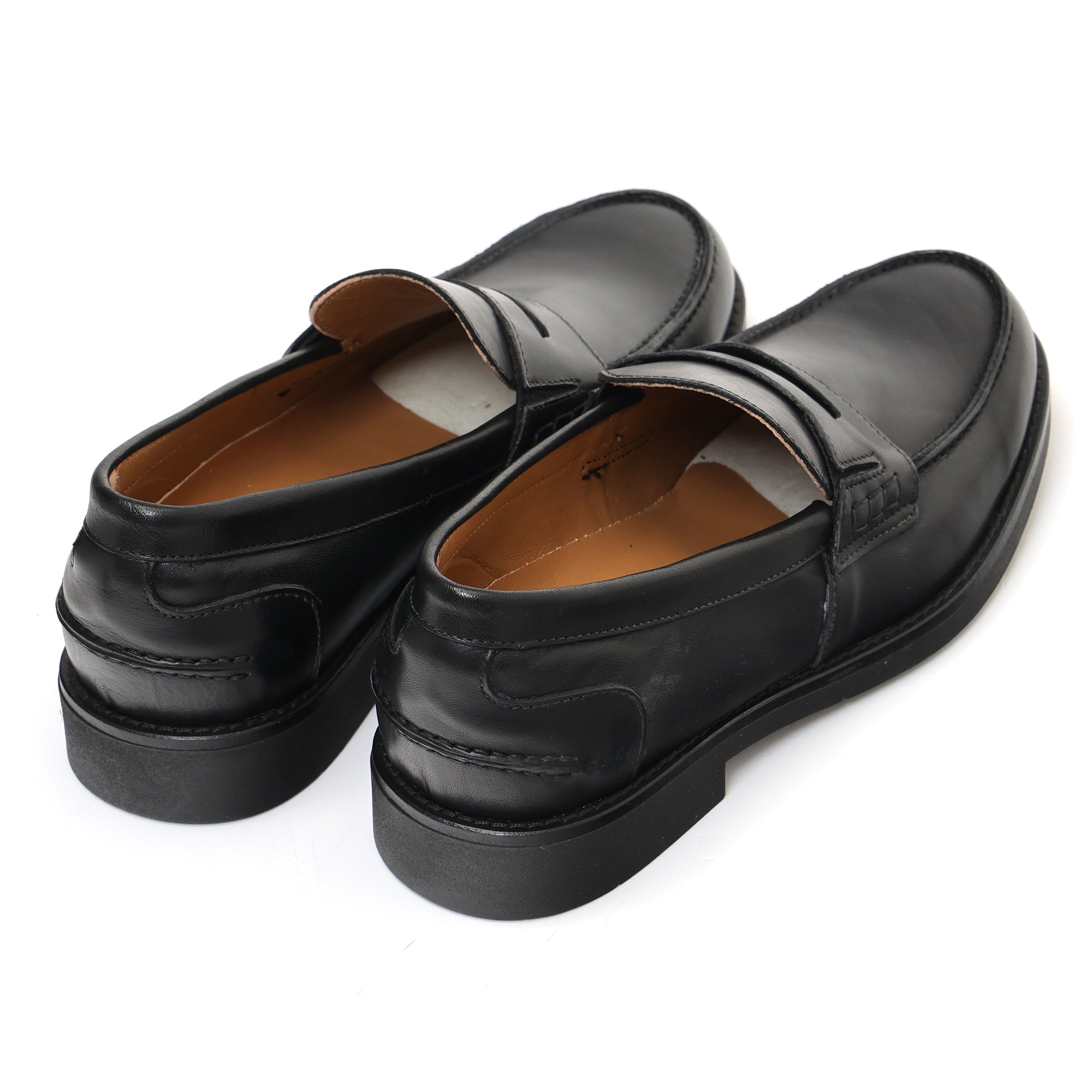 Mocassino con benda in pelle crust con fondo in gomma -Art.805EFDOGOMMACRUST