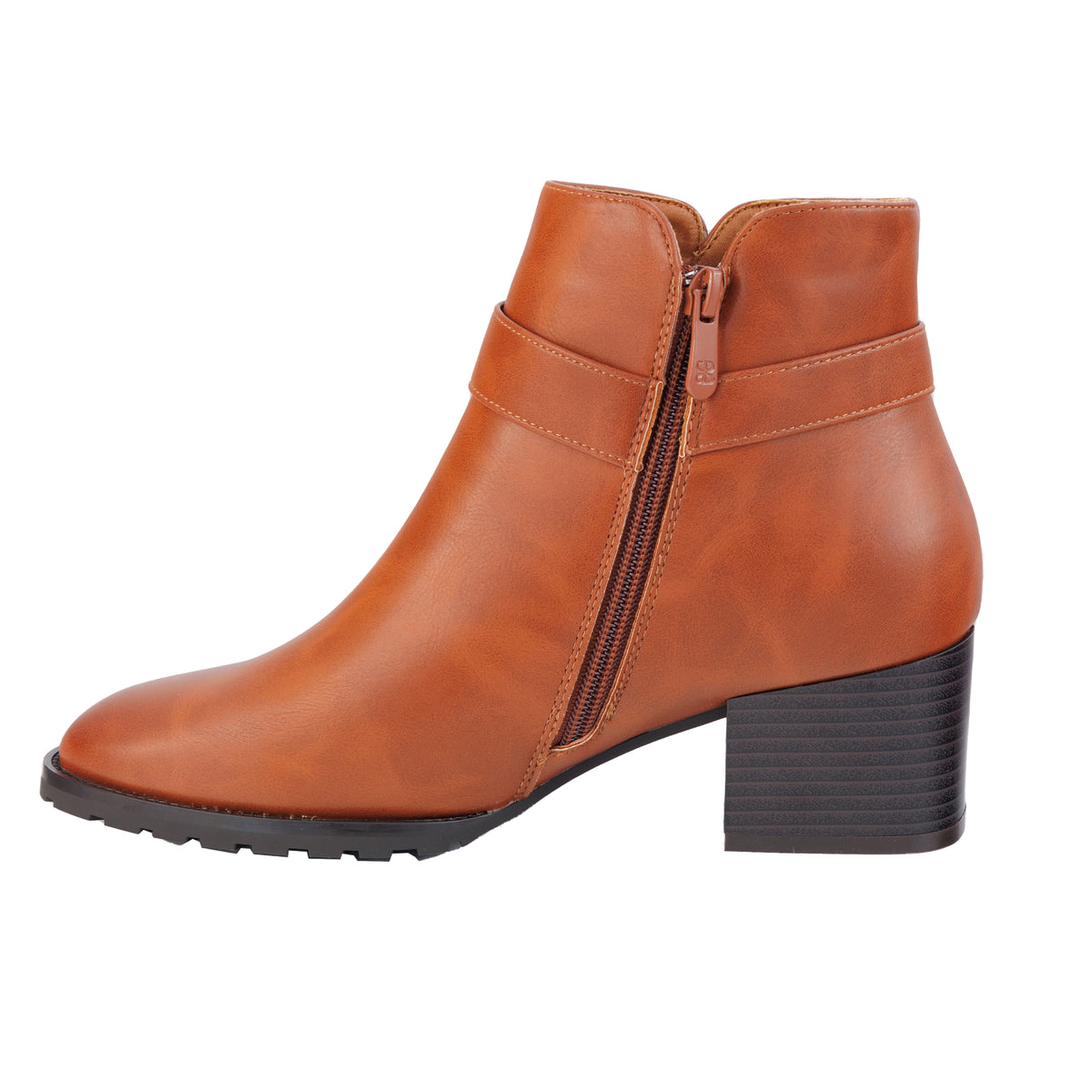 Stivaletti in simil pelle con tacco comodo quadrato- Art.CHC323