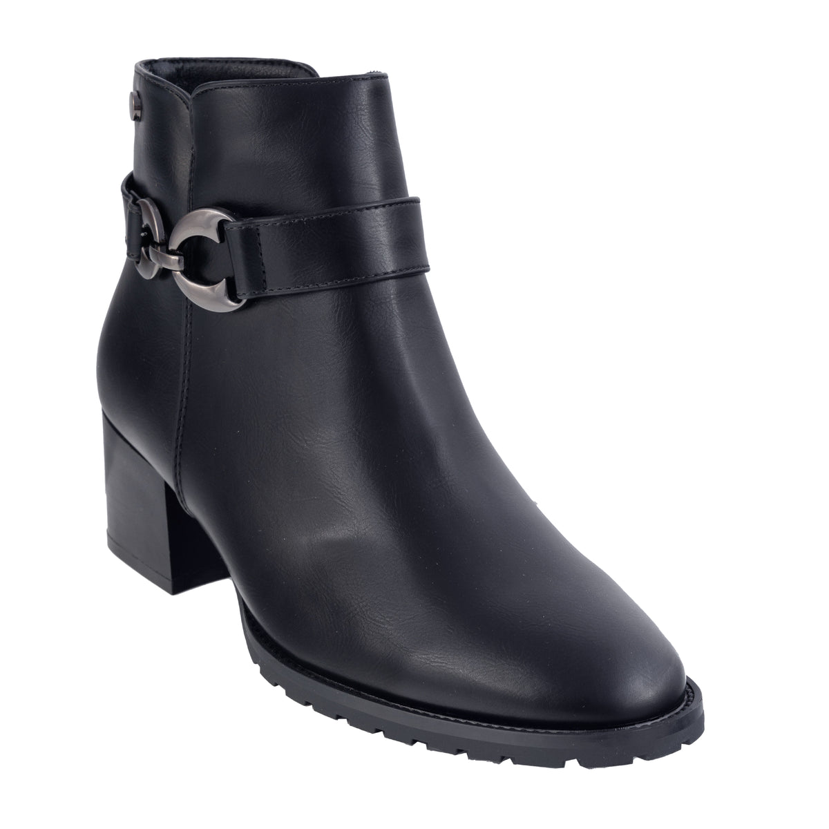 Stivaletti in simil pelle con tacco comodo quadrato- Art.CHC323