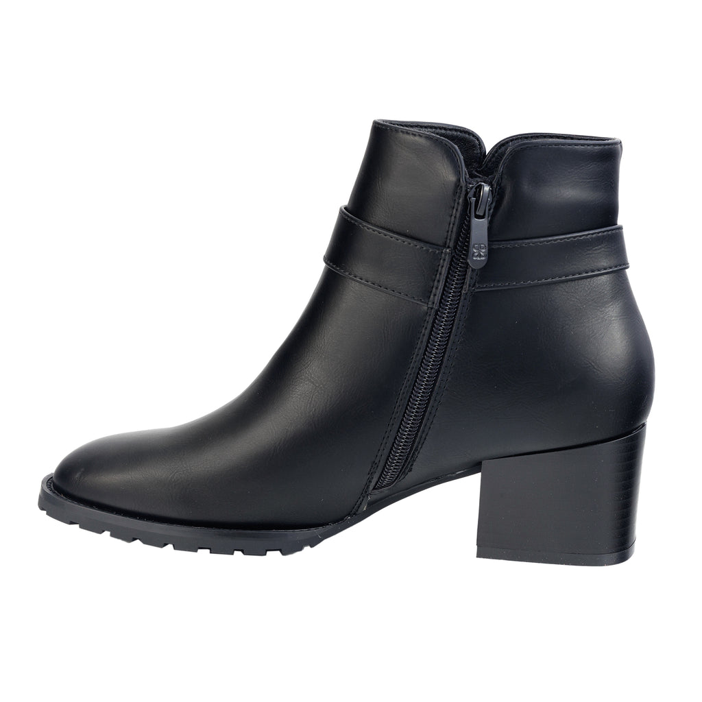 Stivaletti in simil pelle con tacco comodo quadrato- Art.CHC323
