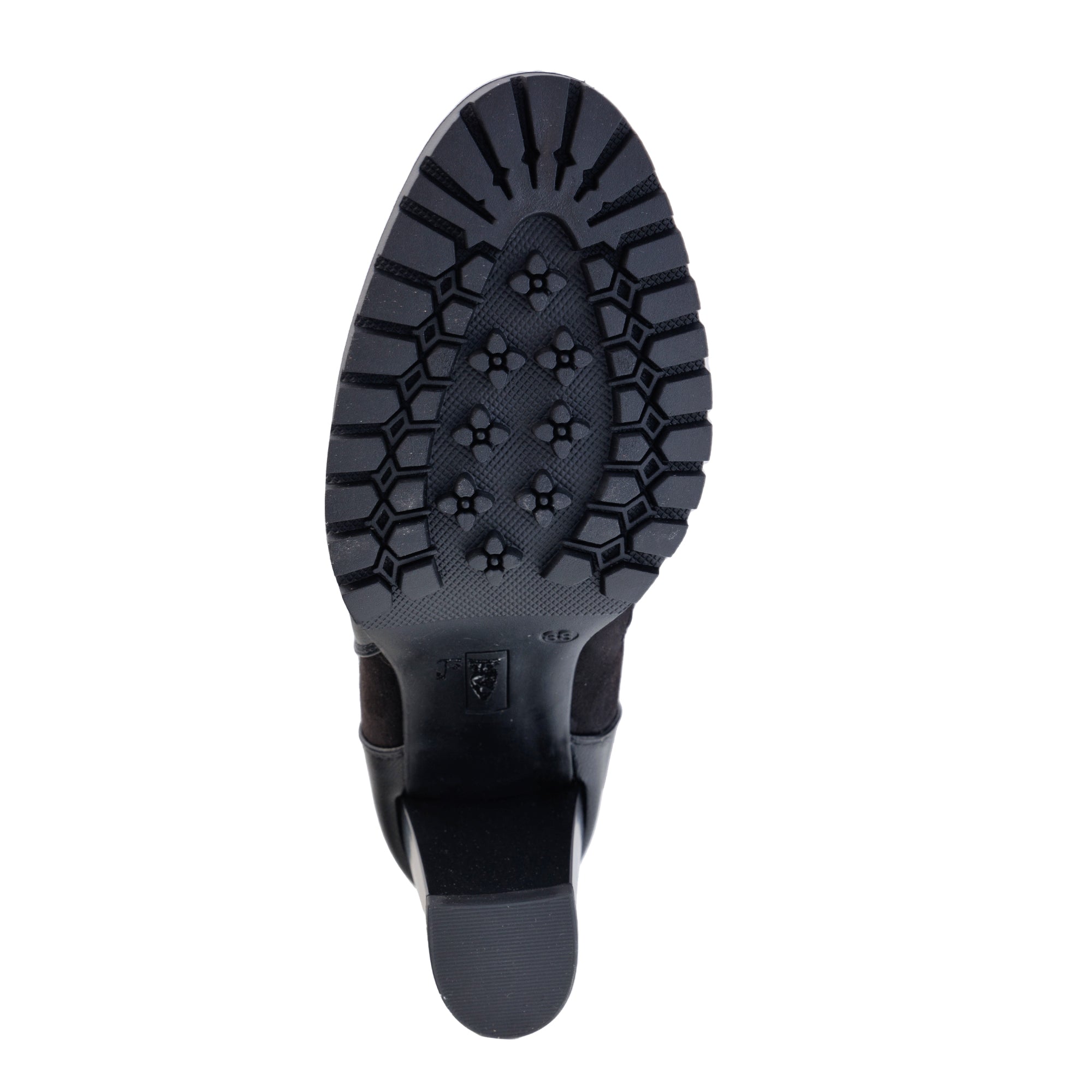 Tronchetti in simil pelle con tacco alto quadrato- Art.CHC311