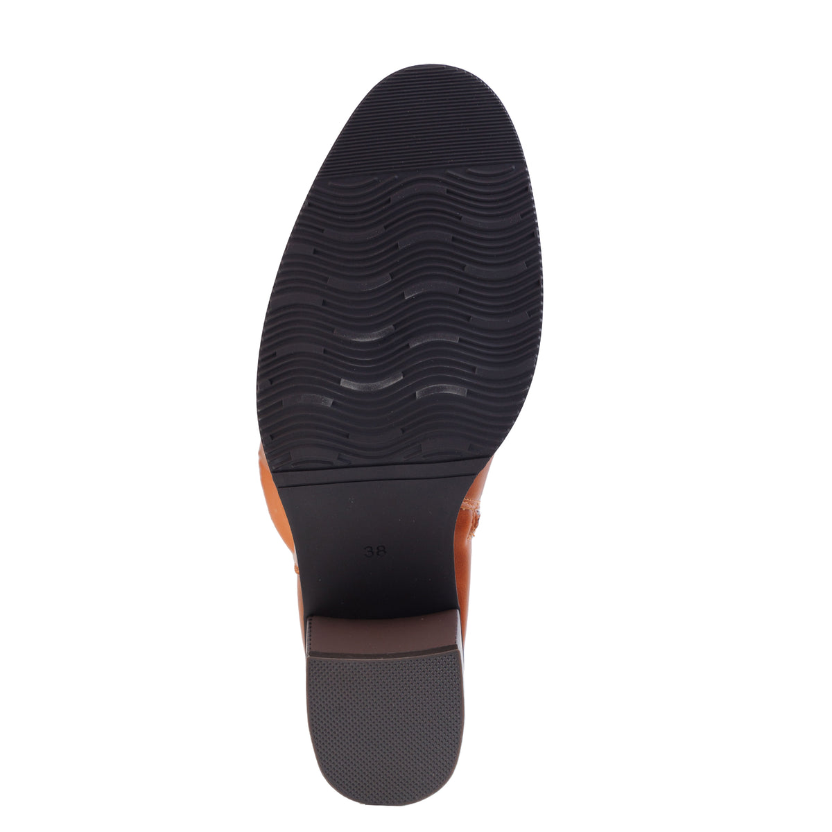 Stivali in simil pelle con tacco comodo e fascia elastica laterale- Art.CHC335