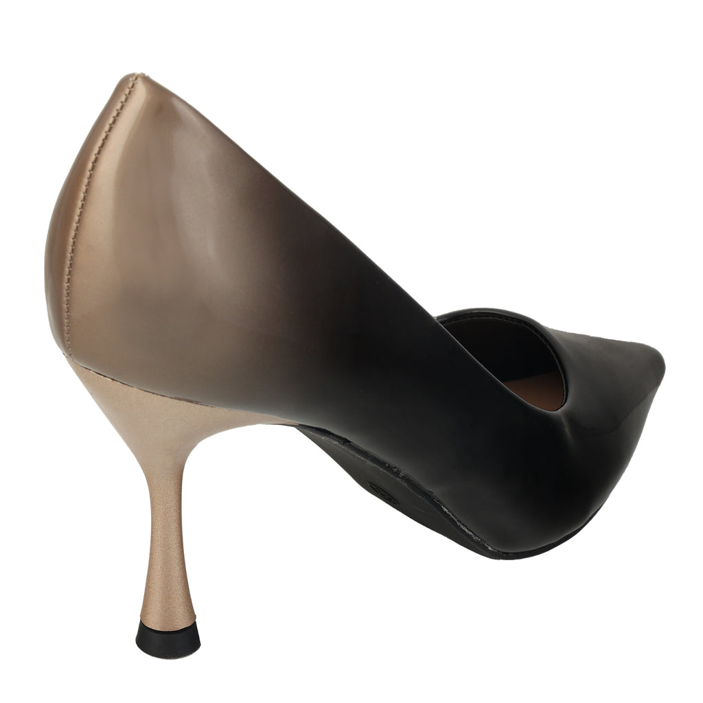 Dècolletè pumps in vernice con sfumatura colore- Art.OR633