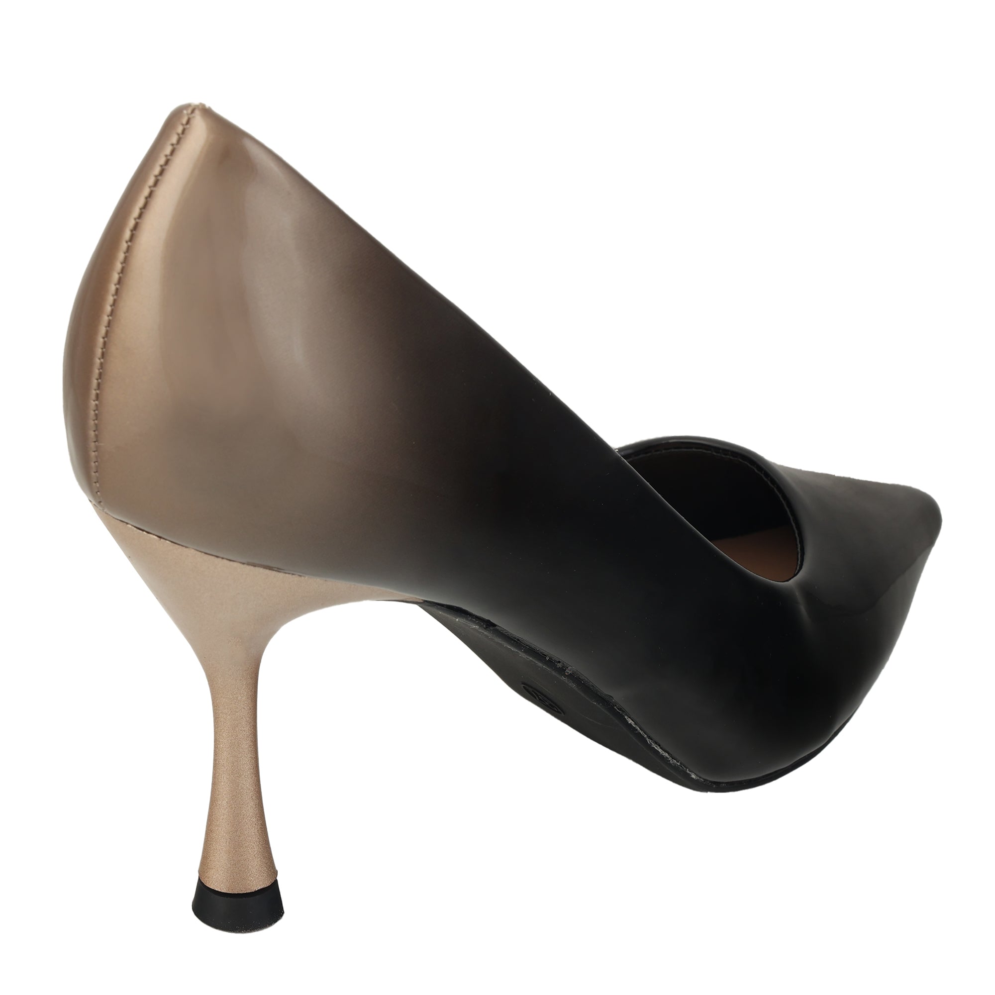 Dècolletè pumps in vernice con sfumatura colore- Art.OR633