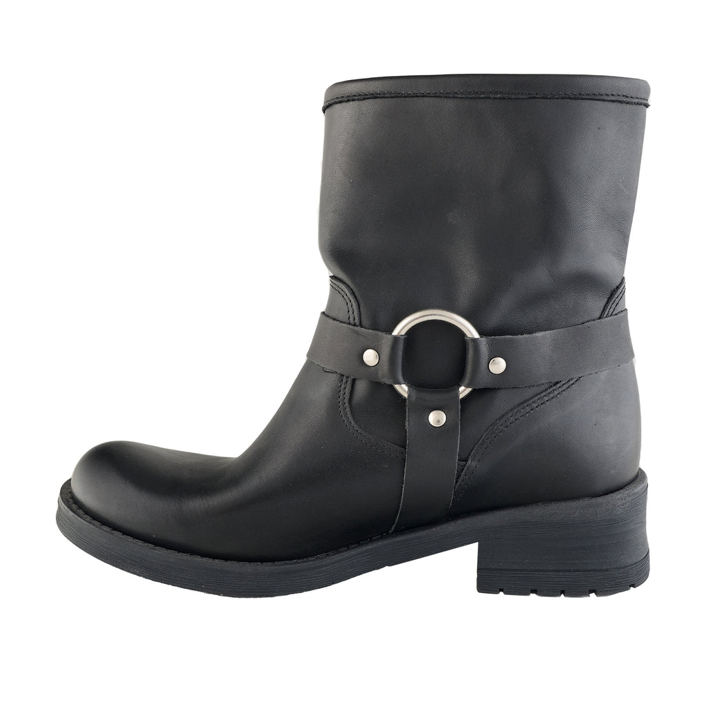 Biker in pelle di vitello con fibbie - Art.1431PELLE