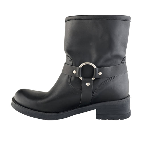 Biker in pelle di vitello con fibbie - Art.1431PELLE