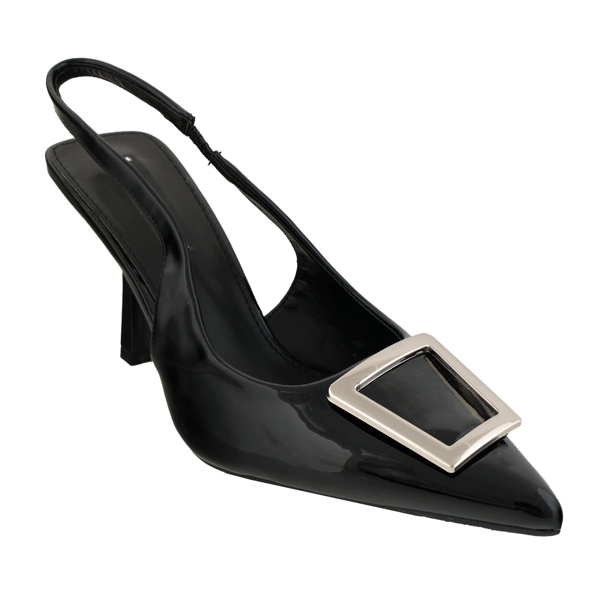Decolletè slingback verniciate con dettaglio in metallo- Art.SP015