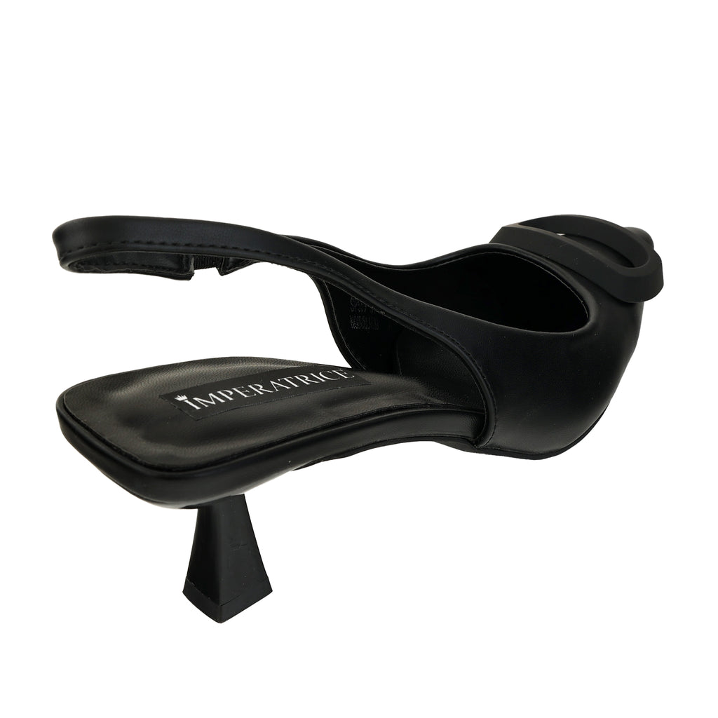 Decolletè slingback con tacco basso a rocchetto - Art.SP559