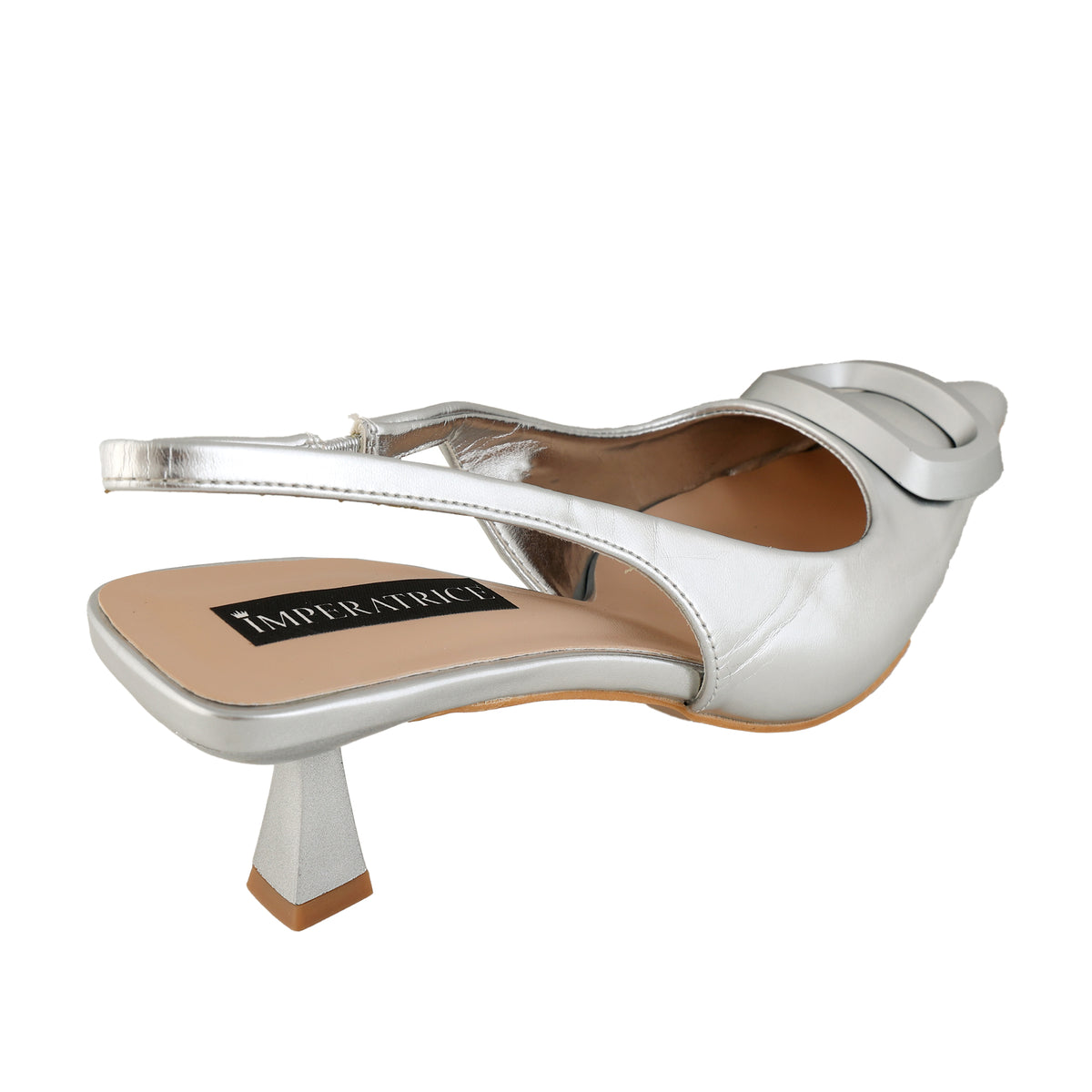 Decolletè slingback con tacco basso a rocchetto - Art.SP559