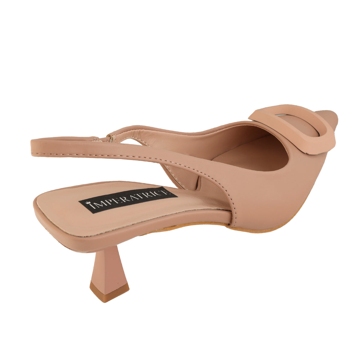 Decolletè slingback con tacco basso a rocchetto - Art.SP559