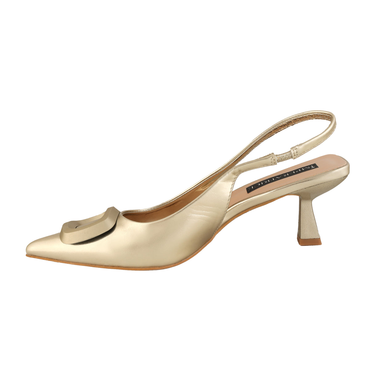 Decolletè slingback con tacco basso a rocchetto - Art.SP559