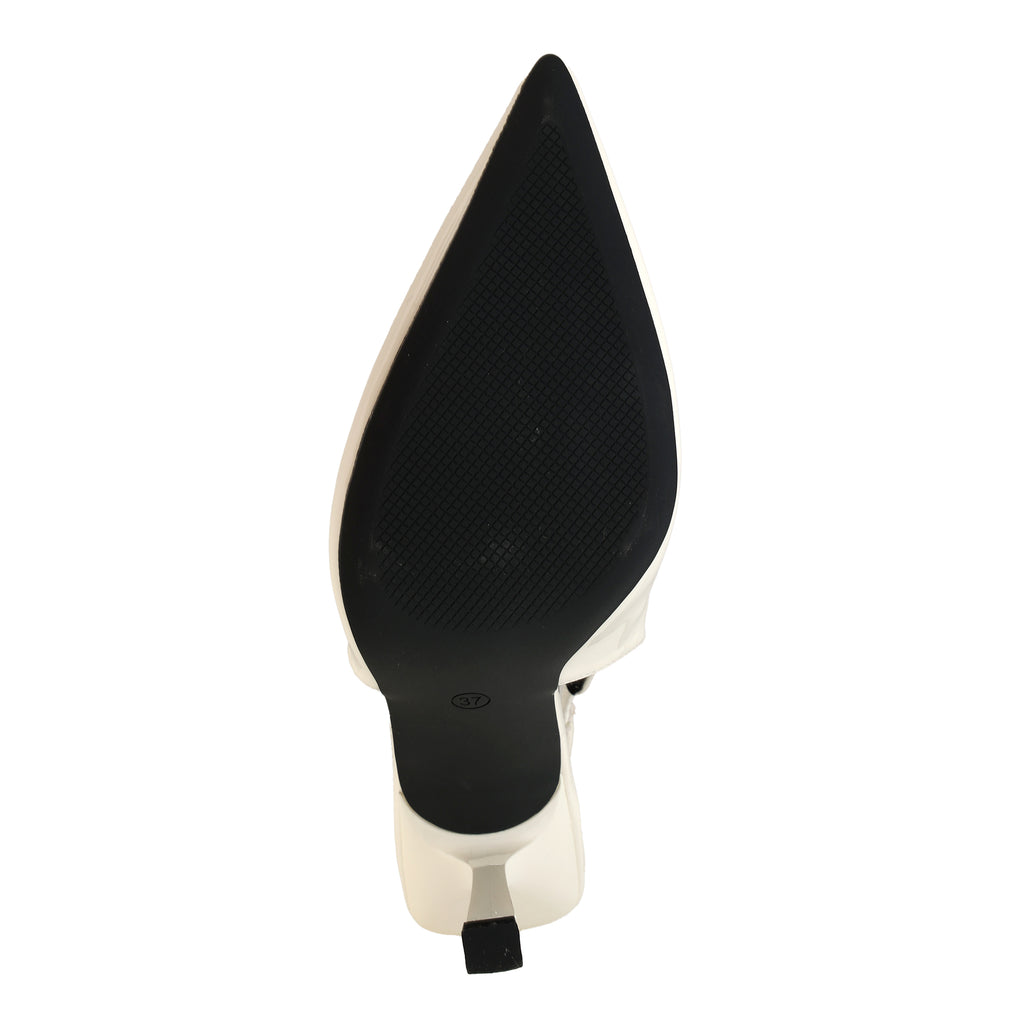 Decolletè slingback verniciate con dettaglio in metallo- Art.SP015