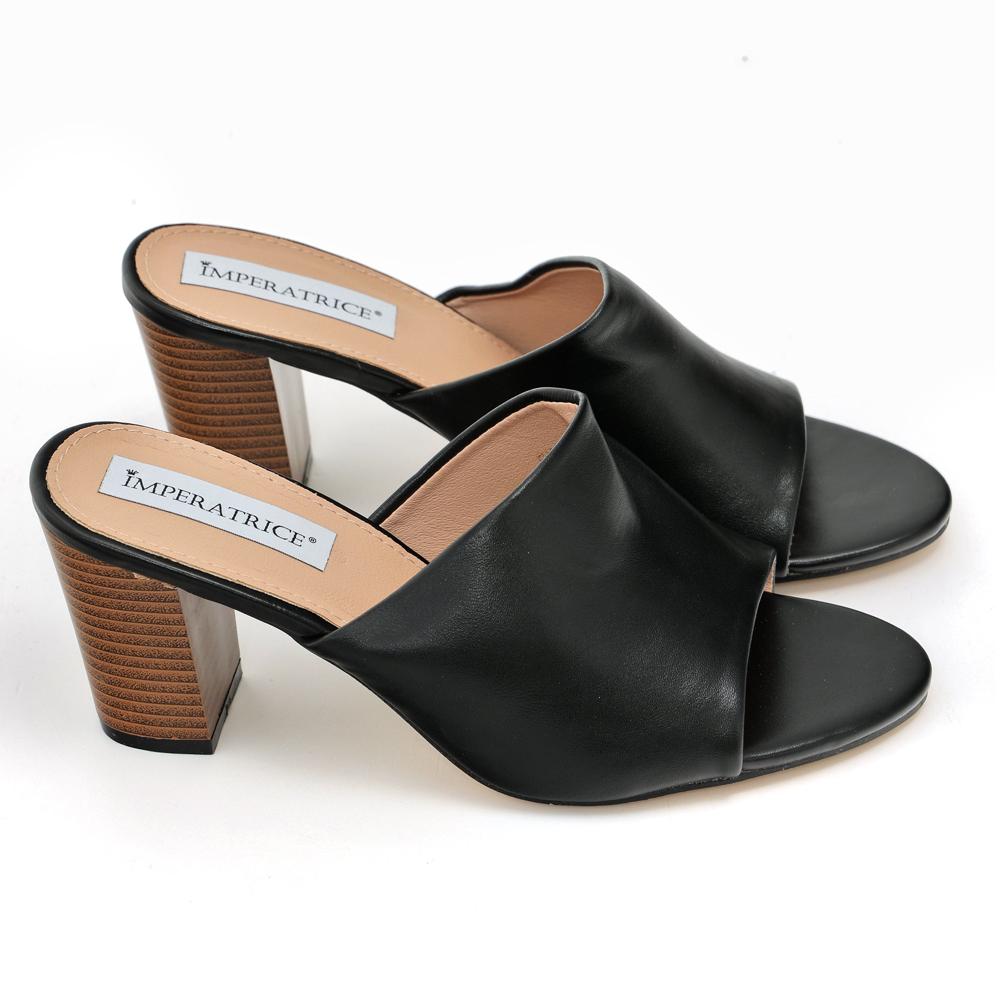 Sandali in simil pelle con tacco alto comodo- Art.BK009