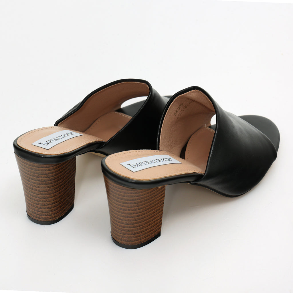Sandali in simil pelle con tacco alto comodo- Art.BK009