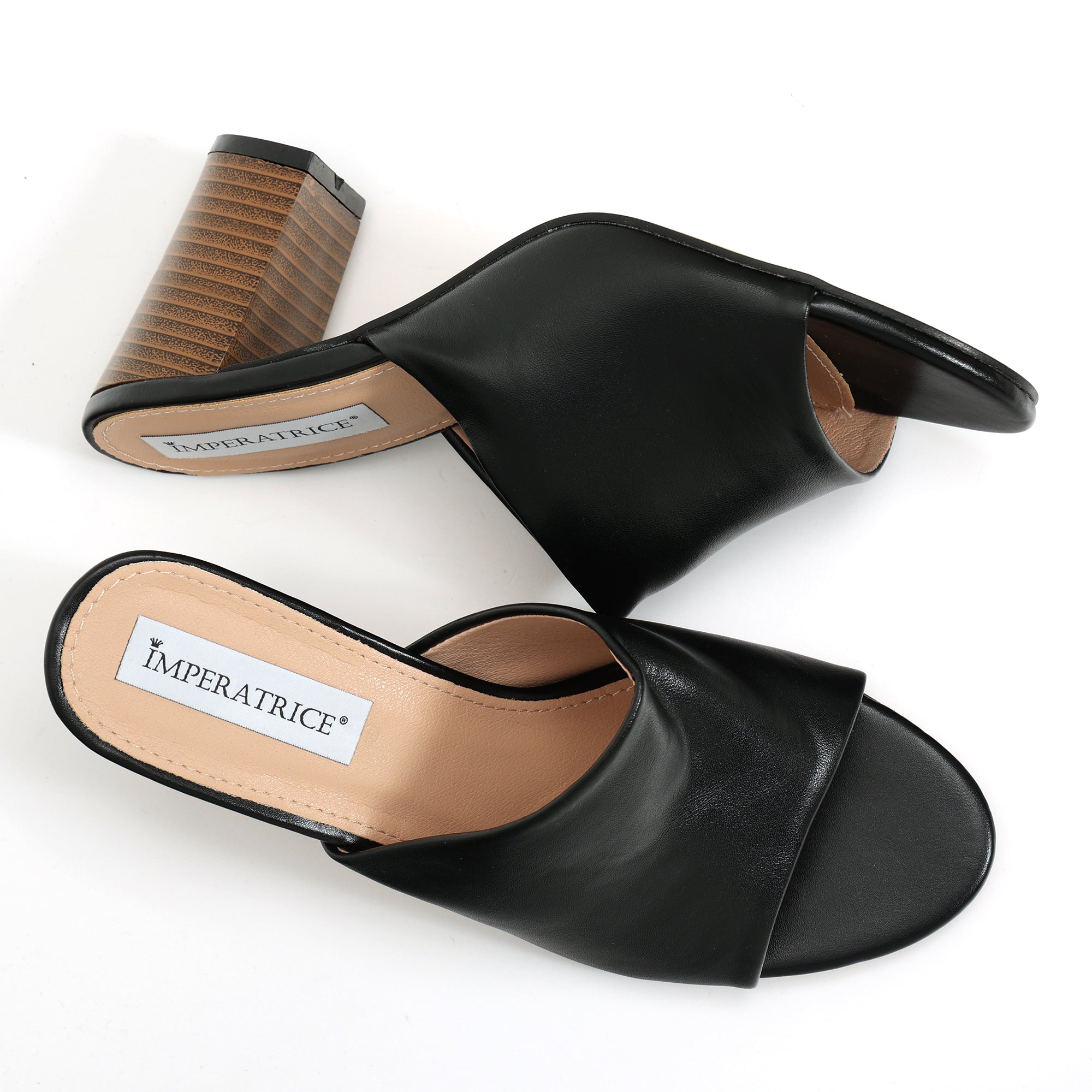 Sandali in simil pelle con tacco alto comodo- Art.BK009
