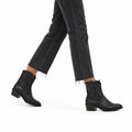 Texano basso in vera pelle - tacco 5 cm
