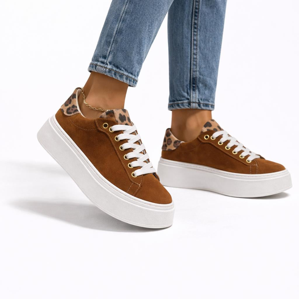 Sneakers - fondo 4,5 cm -Art.40CAMOSCIO