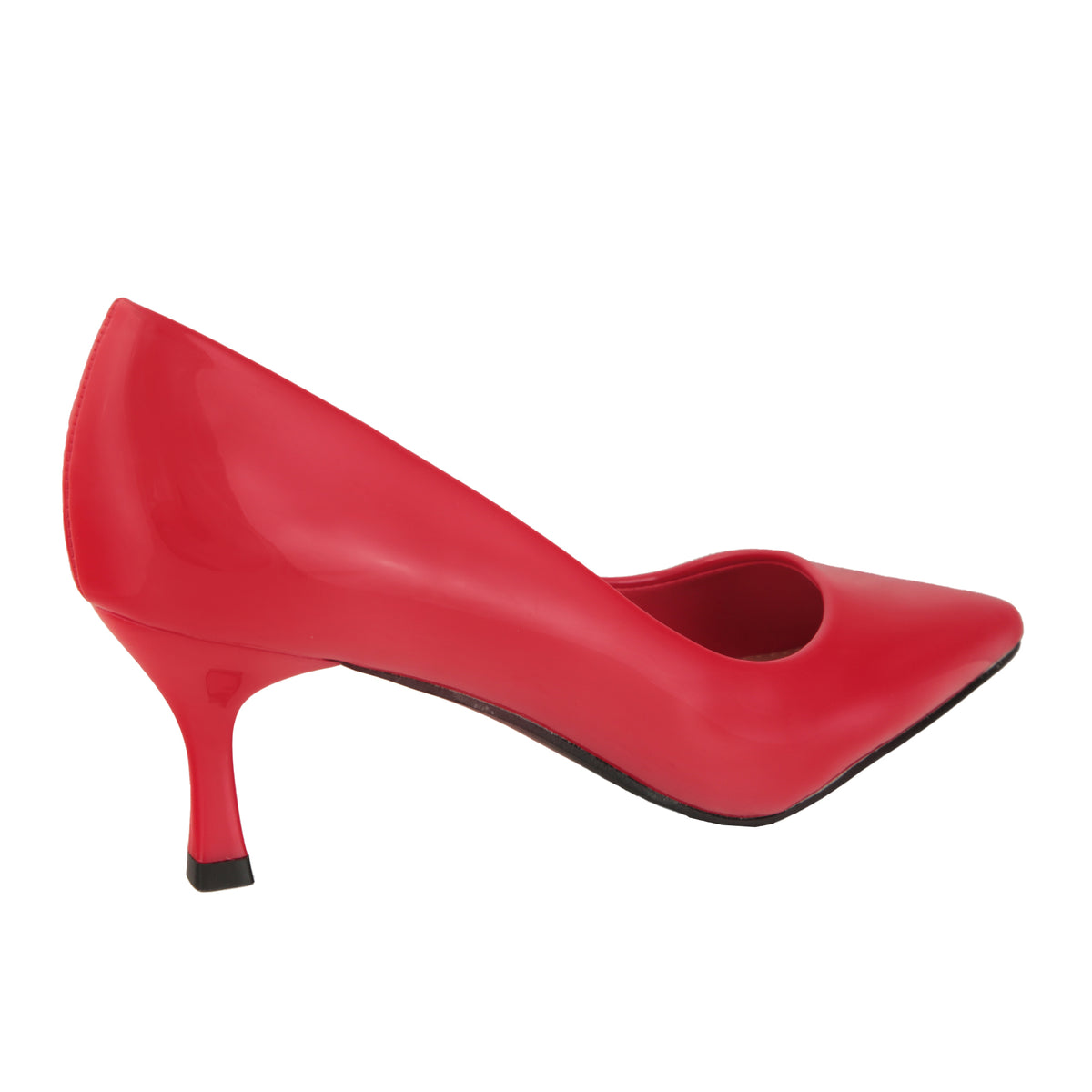 Dècolletè pumps verniciati con tacco basso a spillo- Art.LE256