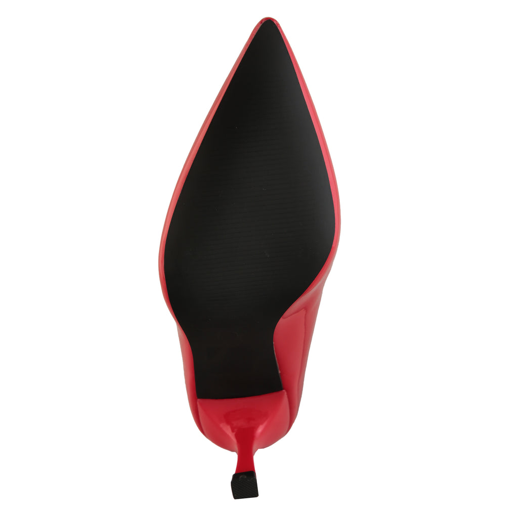 Dècolletè pumps verniciati con tacco basso a spillo- Art.LE256