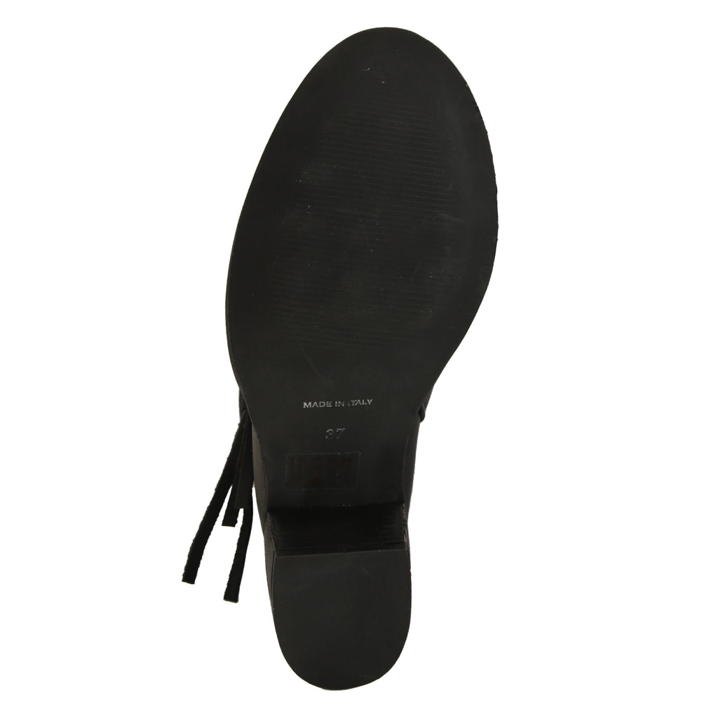 Stivaletti in vera pelle di vitello con tacco comodo- Art.7070PELLEF14SS24