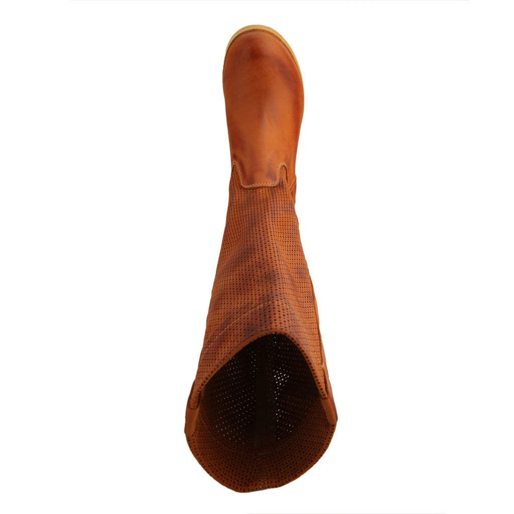 Dècolletè pumps in vera pelle di vitello- Art.5319F14NABUK
