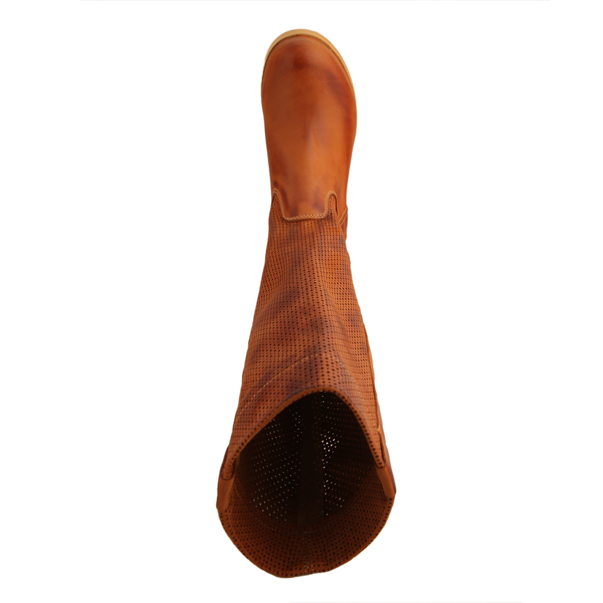 Dècolletè pumps in vera pelle di vitello- Art.5319F14NABUK