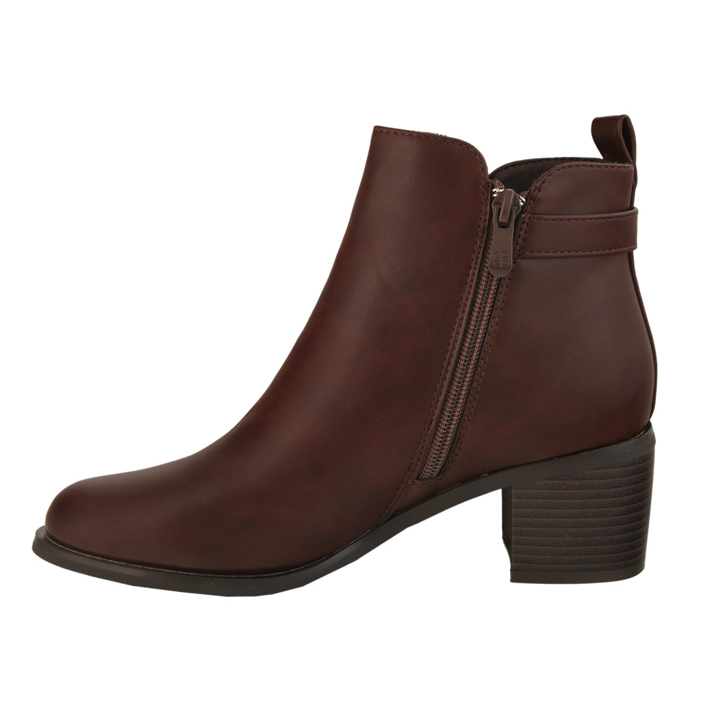 Stivaletti in simil pelle con tacco comodo- Art.CHC275
