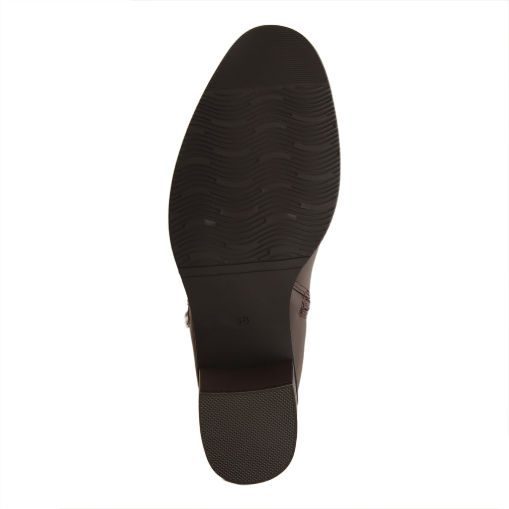 Stivaletti in simil pelle con tacco comodo- Art.CHC275