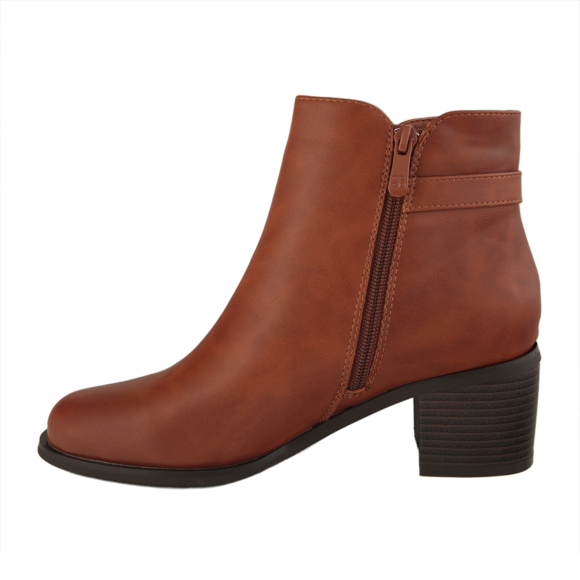Stivaletti in simil pelle con tacco comodo- Art.CHC265