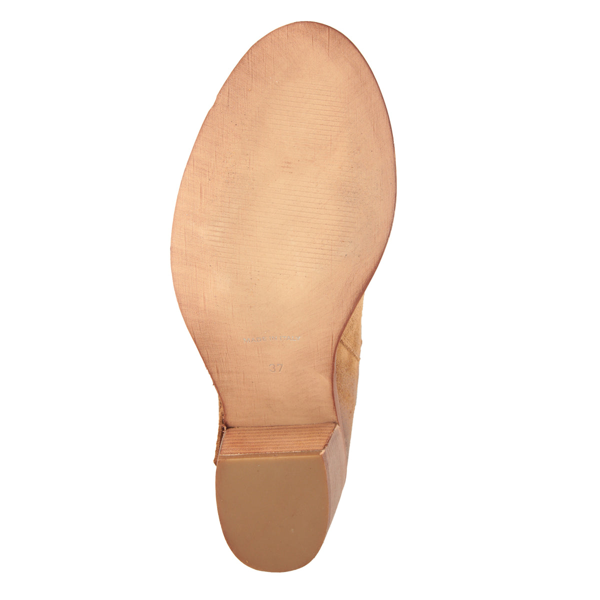Stivaletti in vera pelle scamosciata  laserati con tacco comodo- Art.7071CAMOSCIOLASERSS24